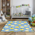 EtherSpher 1-Piecing foldablummy 50'' 50''alfombras Blue White Striped Fruit Lemon Large Non-Slip Thick Play mat