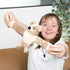 2+ HUGIMALS Hug Babies Charlie the Puppy Cute Mini Plush Stuffed Animal Bracelet for Kids | Soft & Cuddly Portable