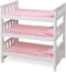 Badger Basket Pink Stripe Convertible Doll Bunk Bed with Storage Baskets & Personalization Kit for 20 inch Dolls