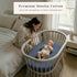 Coreeky 3 Pack Baby Muslin Bassinet Sheets for Boys & Girls, Soft Breathable Cotton Bassinet Mattress Cover, Universal