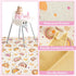 46x42 Inches Basumee Splat Mat High Chair Mat Waterproof Baby Play Splat Mat for Under High Chair Food Catcher