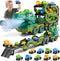IHAHA 10 in 1 Dinosaur Truck Toys with 9 Dino Cars for