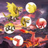 EOIVSH 3 Pack 6 Dragon Toy Figures - Ancient Flying Dragon Figurines, Mythical Action Figure Kid Toys, Girls and Boys