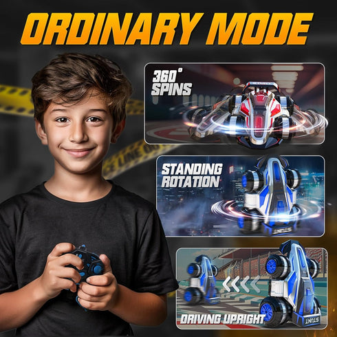 WJWMIRC 1:14 2.4GHz 4WD 360 6-12 Drift Remote Control Car RC Cars Rotating Degrees Vehicle Toys with Lights Music