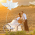 4 Pieces White Peace Dove Balloons, Pigeon Shape Memorial Balloons for Wedding Funeral Birthday Party Decorations