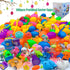 100 Pcs Prefilled Easter Eggs Filled with Novelty Toys,Bright Colorful for Easter Basket Stuffers,Easter Party Favors