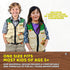 Nature Bound Cargo Vest for Kids - Zipper, 4 Pockets, Durable Stitching