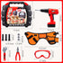 JOYIN 24Pcs Kid Tool Set, Pretend Play Toddler Tool Toy with Electric Toy Drill in Carry Case