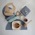 mushie Muslin Baby Swaddle Blanket | 100% Organic Cotton in Tradewinds