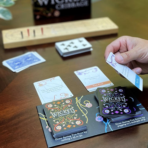 Only Then Studios 30-45 8+ Wicked Cribbage | A Playful Twist On A Classic Game | Minute Playtime | Ages | Quick, Easy