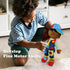 June Garden 15.5" Dressy Friends Isaiah, Educational Stuffed Plush Doll for Kids and Toddlers 2 Years+