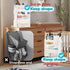 2-Tier 90+ Ofiray-home Hanging Diaper Organizer for Changing Table,Cribs,Car,Playard or Wall & Nursery Organization