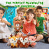 6 Pcs Woodland Animals Plush Toys - 7 Inch Bear, Rabbit, Squirrel, Deer, Raccoon, Fox Stuffed Animals for Gifts