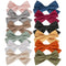 Baby Girl Hair Clips, 12 Pack Large Bows Barrettes Fully Lined Alligator Clip Accessories for Toddler Kids