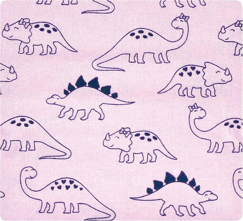 Hudson Baby Unisex Cotton Flannel Receiving Blankets - CuteASaurus Design, One Size