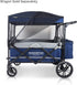 X4 X4M) WONDERFOLD Mosquito Net for Stroller Wagon Featuring Easy Access Zippered Entrance with Quick and Easy Install