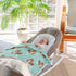 KICPOAY 30x40 Inch Swaddle Blanket for Green Beaver with Heart Baby Receiving Blanket Muslin Baby Swaddles Soft Cotton