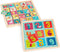 B. toys Puzzle Pals, Magnetic Wooden Puzzles, Alphabet & Number Double-Sided Puzzles, Educational Toys for Kids 3+