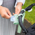 Ubbi On-the-Go Diaper Bag Dispenser for Travel, Retractable Must Have for Newborns, Baby Accessory (Sage Green)