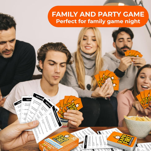 QUOKKA Family Conversation Cards - Icebreaking Topics Board Game for Kids 8-10, 500 Fun Questions for Family Game Night