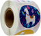 250 Llama Party Stickers - 1.5" Vibrant Desert Event Decals, 6 Colorful Alpaca Designs, Made in The USA