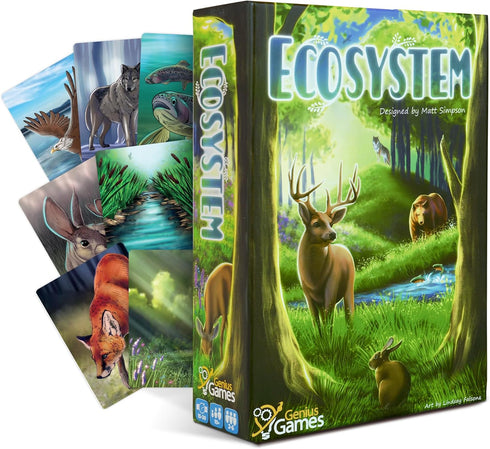 Ecosystem, A Family Card Game about Animals, Habitats, and Biodiversity for Kids 10+ and Adults