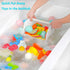 Ligereza 3 Set, bath toy holder Piece Free Arrangement bath toy organizer, Multi-functional bathtub toy holder, Quickly