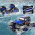 1:14 2 Sets 4WD 6-12 Waterproof Remote Control Car, Front & Rear Wheelie Monster Truck, Amphibious RC Truck