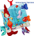 0-6-12-18 bebe mondo Fish Baby Books Toys Months,Touch Feel Crinkle Soft Cloth Books for Babies Infant Newborn, Baby