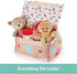 GUND My First Gingerbread House 5-Piece Playset, Soft Collection Sensory Toy for Babies with Rattle and Squeaker, 7.5”
