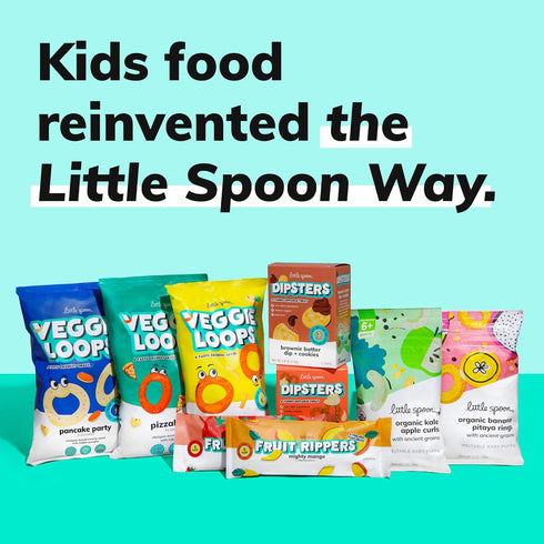 1 Oz 4 Pack Little Spoon Kale Apple Meltable Baby Puffs, Organic Corn Quinoa Sorghum, No Rice, No Added Sugar Snacks