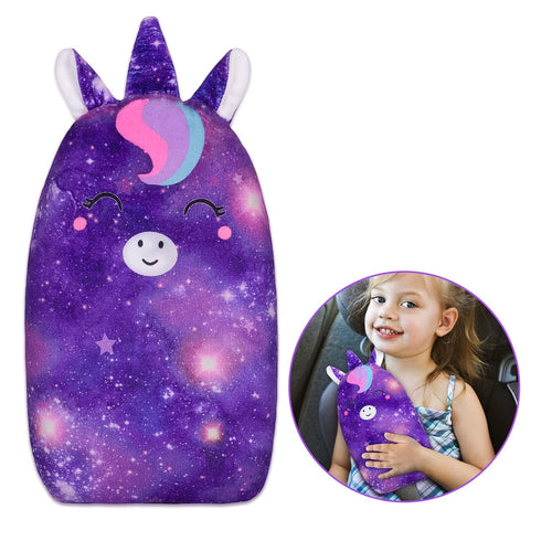 FIODAY Car Seat Belt Covers for Kids Unicorn Seat Belt Pillow Soft