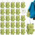 HyDren 24 Pcs Back to School Gifts, Frog Keychains 4.7 Inch Plush Stuffed Animal Key Chain for Classroom Prizes