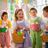 100 Pack 6 100 Grastfu Prefilled Easter Eggs with Assorted Toys Inside Surprise Golden Eggs, Plastic Easter Eggs