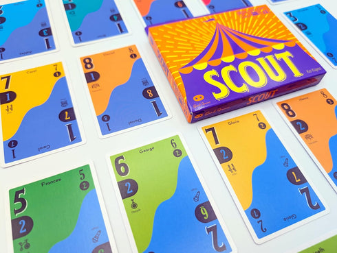 9+ Oink Games Scout Tuckbox Version- Easy-to-Learn Japanese Strategy Card Game | Game of The Year Nominee | Ages