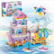 WINGIFT 955 Piece Beach House Building Set,Seaside Beach Villa Building Toys Friends