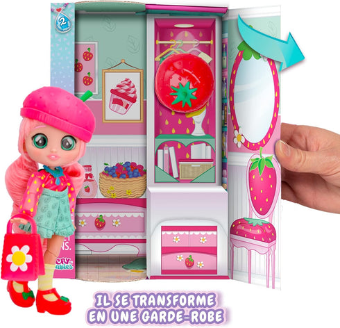 Cry Babies BFF Ella Fashion Doll with 9+ Surprises, Outfit and Accessories for Kids 4+, 7.8 Inch