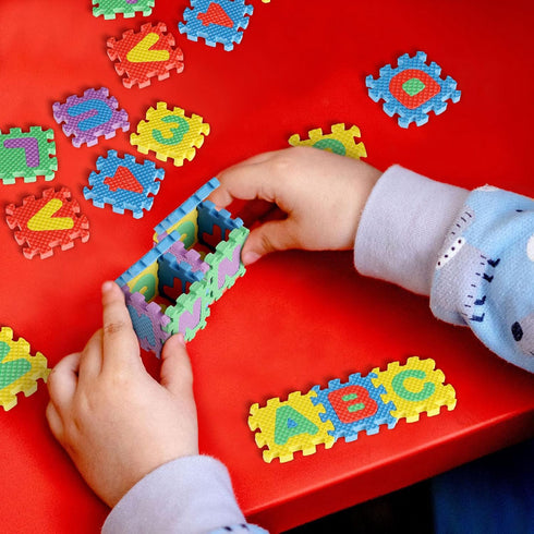 36 2 2 Inch Pcs Foam Mat x Interlocking Alphabet and Numbers Mini ABC Play Mats for Floor Colorful Alphabet Foam Letter