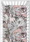 CaTaKu Toddler Mattress Sheets - Horse Flower Fitted Sheets for Mini Crib, Girls