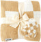 Orelle Checkered Baby Blanket & Matching Socks Set | Plush Baby Blanket