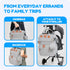 Backpack, 3 Orian Diaper Bag Diaper Bag with Baby Changing Station, Large Travel Diaper Bag, Mosquito Net, USB Charging