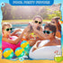 Tanlade 75 Pcs End of Year Students Gift, Kids Beach Pool Party Favors Sand Buckets Shovels Neon Sunglasses Inflatable