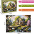 1000 1000 Beautiful Cottage Jigsaw Puzzles Pieces for Adults Quaint Church Piece Jigsaw Puzzles for Adults