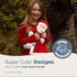 Bearington Baby Santa Snuggler, 15 Inch Plush Christmas Security Blanket Lovey for Babies
