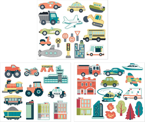 Stephen Joseph MAGNETIC PLAY SET TRANSPORTATION
