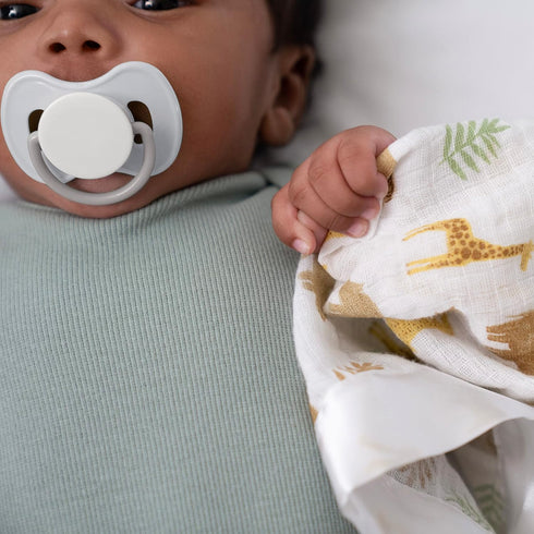 100% 2 Pack, aden + anais Essentials Issie Security Blankets, Super Soft Cotton Muslin, Tanzania