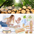 kaqinu Instruments,100% Sets, 23 Kids Musical Natural Wooden Music Percussion Toy Pcs Tambourine Xylophone Toys