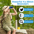 12 Pcs Binoculars for Kids - Shock Proof Educational Learning Binoculars for Age 3-12 Years, Outdoor Activities