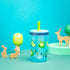 Zak Designs Kelso 15 oz Tumbler 2pc Set, Leak-Proof Lid with Straw, Durable Plastic, Perfect for Kids
