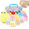 YRSDQueenA 10 Pack Taba Squishy Toys kit with Toy Box & Cute Stickers,